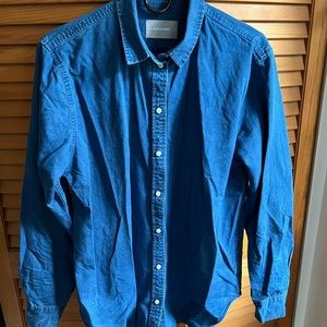Everlane Denim Button-up Shirt Size 12